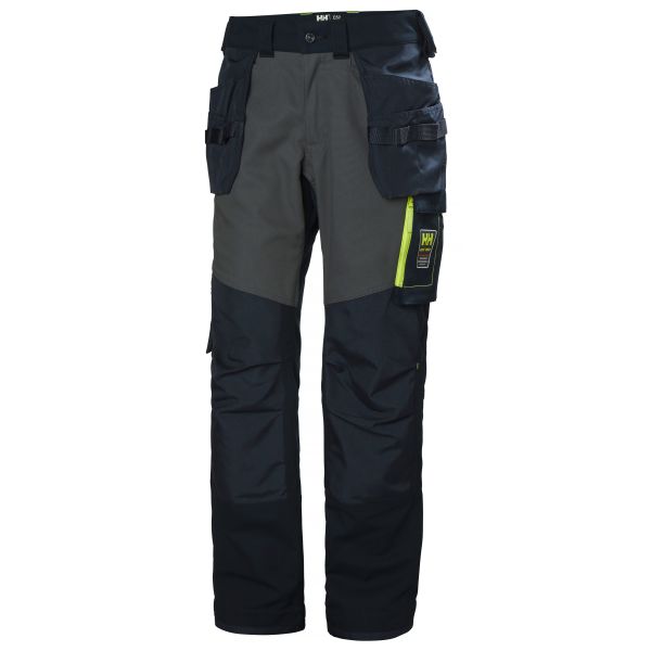 H/H Workwear Aker Arbetsbyxa marinblå/grå C58 H/H Workwear Aker Arbetsbyxa marinblå/grå C58