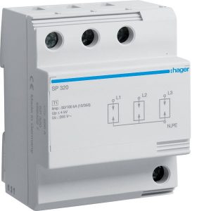 Hager SP320 Blixtströmavledare max 100 A 100 kA
