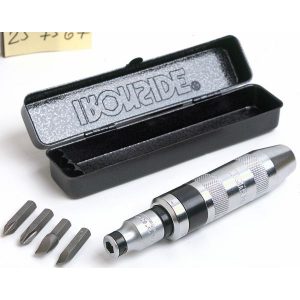 Ironside 120600 Slagskruvmejselsats med 4 bits, i plåtlåda