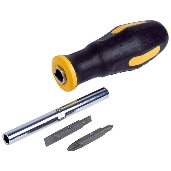 Ironside 120601 Bitsskruvmejsel med bits, spår/PH, 6-i-1 Ironside 120601 Bitsskruvmejsel med bits, spår/PH, 6-i-1