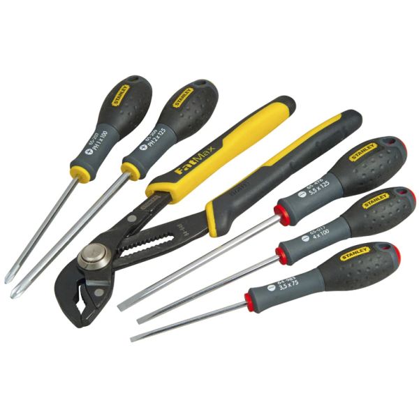 STANLEY FMHT0-62639 FatMax Skruvmejselsats 5 st + polygrip STANLEY FMHT0-62639 FatMax Skruvmejselsats 5 st + polygrip