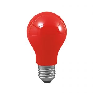 E27 40W Glödlampa AGL, röd