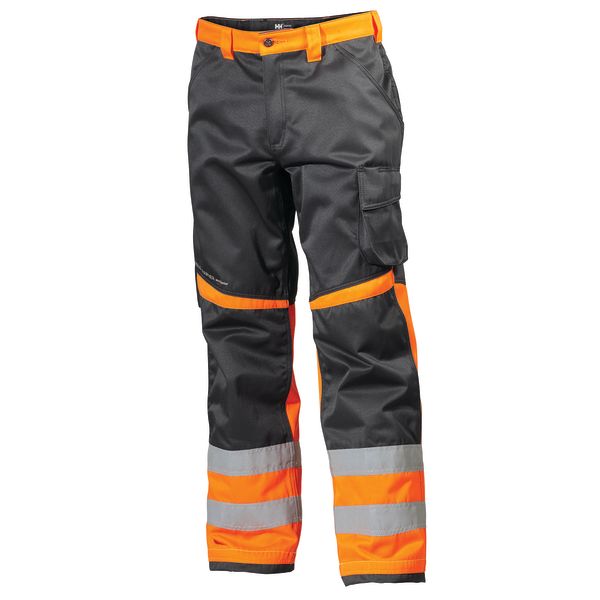 H/H Workwear Alna Arbetsbyxa varsel, orange/svart D116