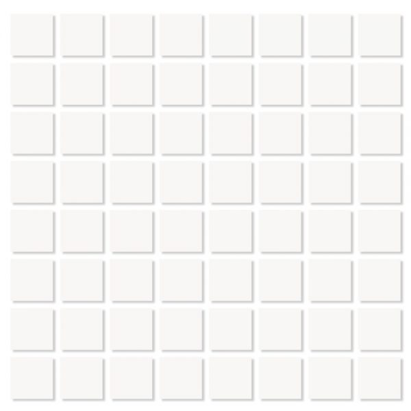 Mosaik Klinker Alpi/Grum Vit Blank 28x28 (3.5x3.5) cm