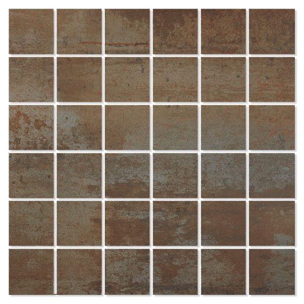 Mosaik Klinker Metalo Brun 30x30 (5x5) cm