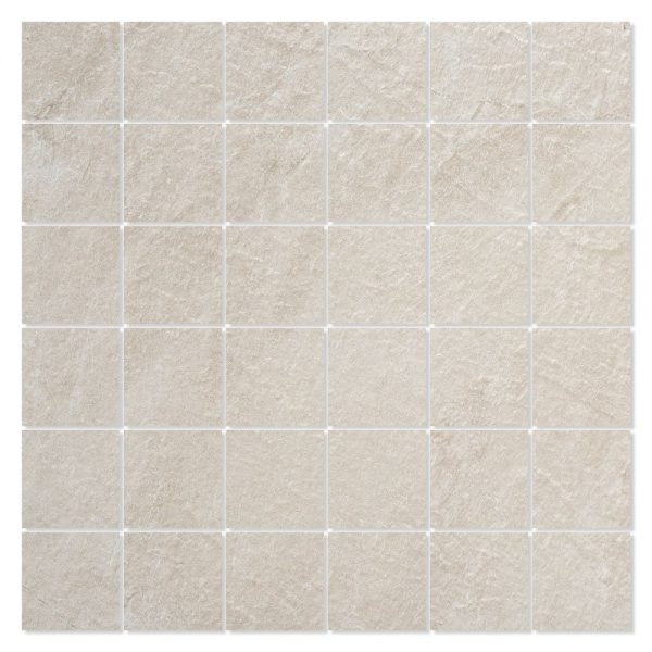 Mosaik Klinker Slate Rock Beige 30x30 (5x5) cm