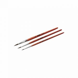 PENSELSET AKVARELL 2/3,5/4MM 3-PACK