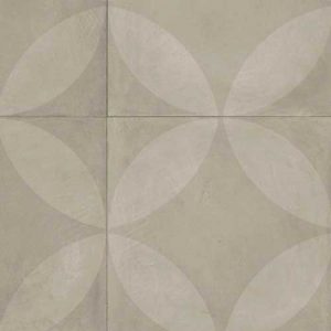 Vinylgolv Tarkett Trend 240 Tile Flower Light Grey