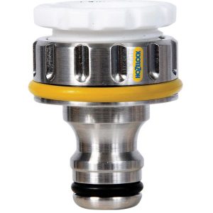 Hozelock 2041 Metall PRO Krankoppling för 1/2" BSP & 3/4" BSP utv. gänga