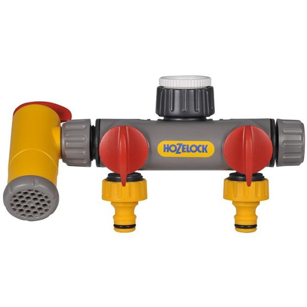 Hozelock 2250 Flowmax Krankoppling trevägs Hozelock 2250 Flowmax Krankoppling trevägs