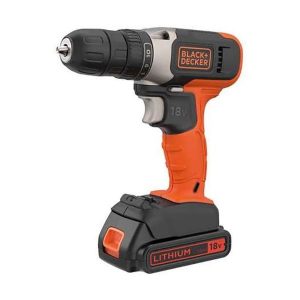 Black & Decker BCD001C1-QW Borrskruvdragare med 1,5Ah batteri och laddare