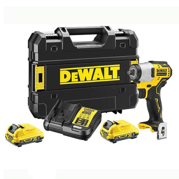 Dewalt DCF902D2K-QW Mutterdragare med batterier, laddare och Dewalt DCF902D2K-QW Mutterdragare med batterier, laddare och