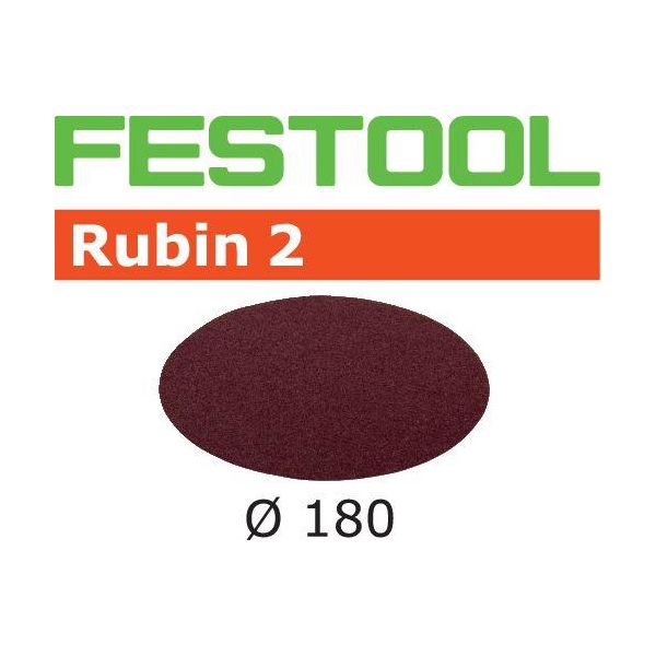 Festool STF RU2 Slippapper 180mm, 50-pack P60