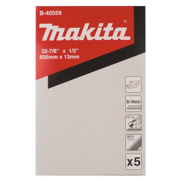 Makita B-40559 Bandsågsblad 5-pack, 18T