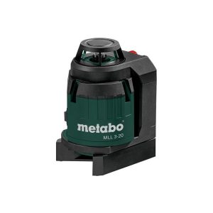 Metabo MLL 3-20 Korslaser med 1,5V batterier och väska