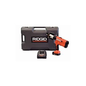 Ridgid RP 340-B Pressmaskin batteri, laddare, väska + V 15-22-28 mm