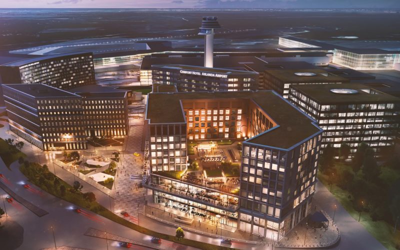 BAU Arkitektur Leder Stadsutvecklingen med Nytt Hotellprojekt vid Arlanda