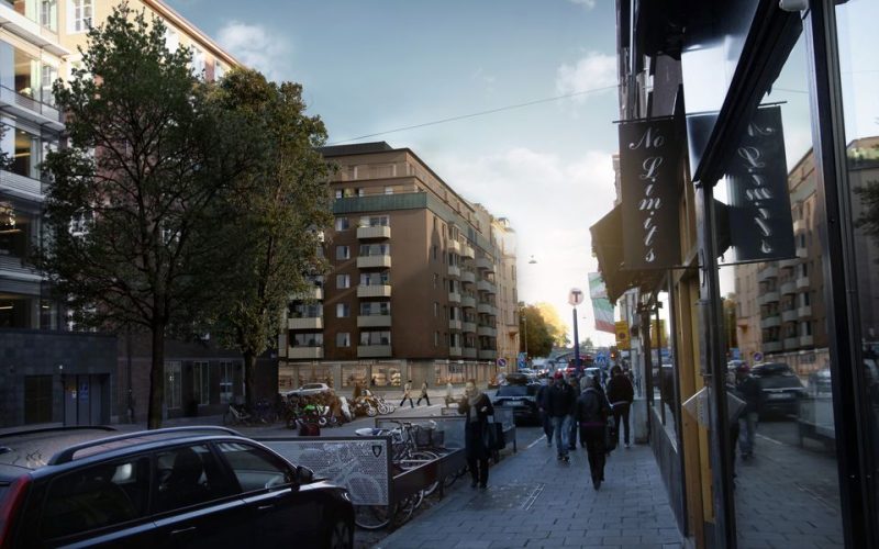 Einar Mattsson bygger nya hyresrätter med trästomme på taket
