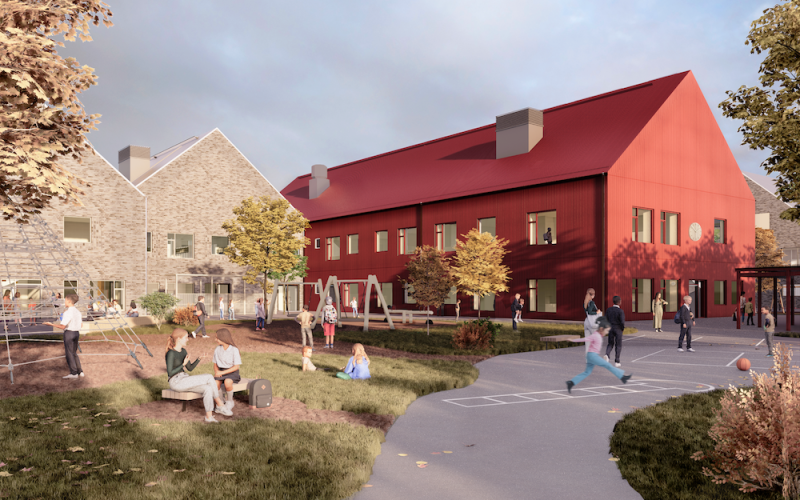 Ett nytt kapitel i utbildning: Peab lanserar innovativt skolbygge i Höllviken