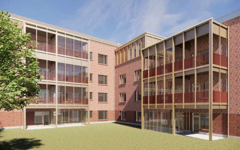 Modernt Äldreboende av Brixly Tar Form i Kungälv
