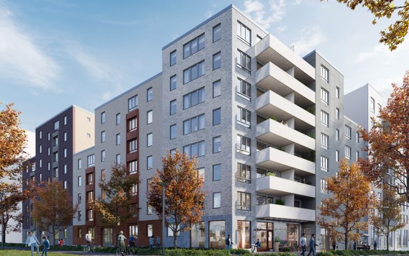 HMB Construction Tar Sig An Hållbart Bostadsprojekt i Täby Kommun