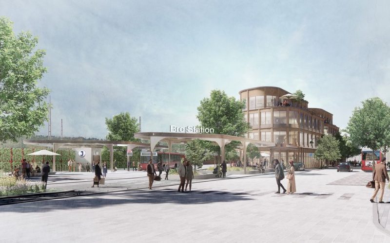 Framtidens Bro Station: En Ny Mötesplats för Resenärer och Invånare