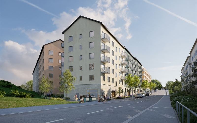 Stockholmshem Introducerar Klimatsmarta Modulbyggda Hyreslägenheter i Rågsved
